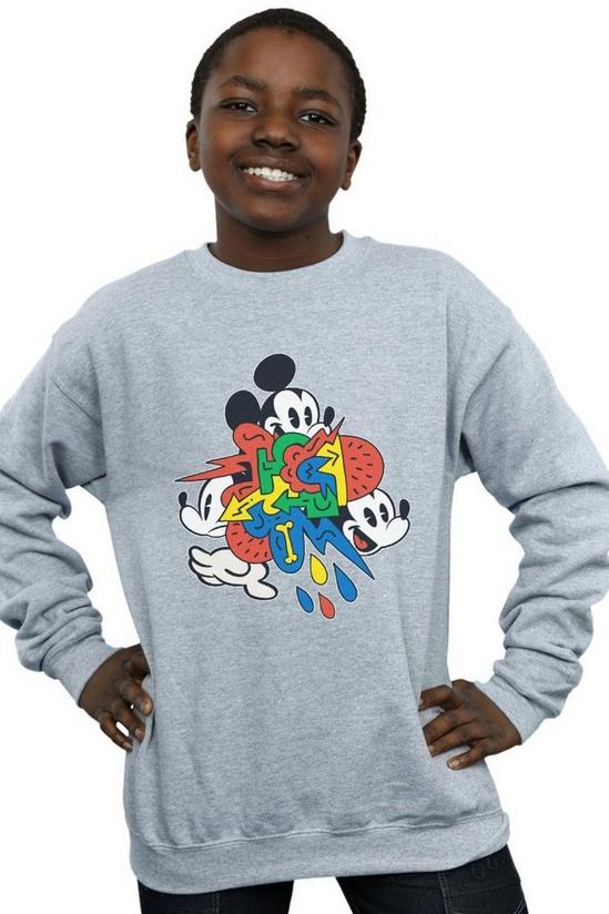 Disney Mickey Mouse Vintage Arrows Sweatshirt 1