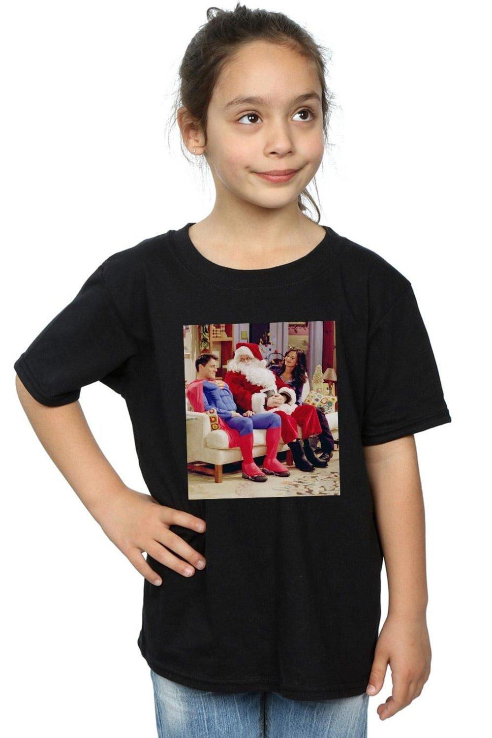 Couch Santa Cotton T-Shirt