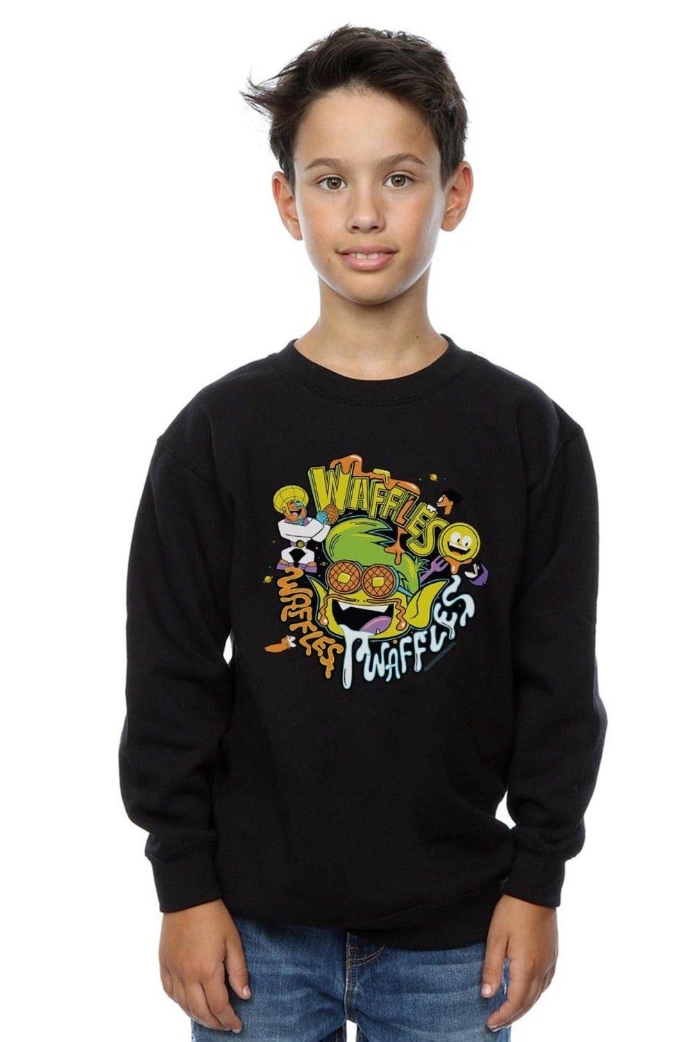Teen Titans Go Waffle Mania Sweatshirt