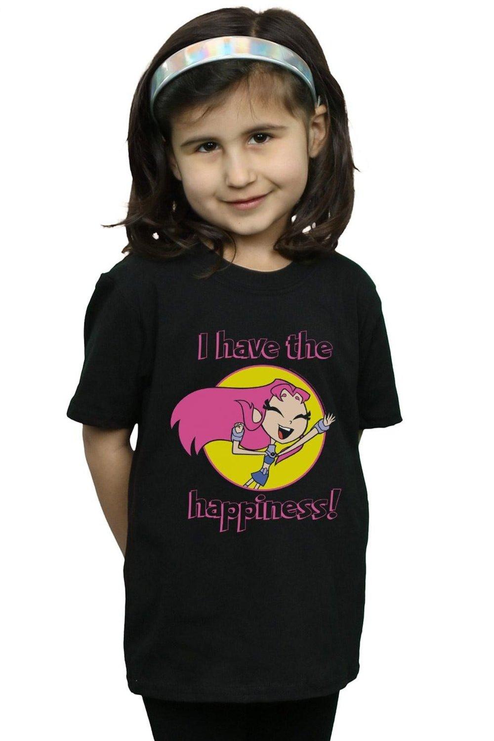 Teen Titans Go I Have The Happiness Cotton T-Shirt