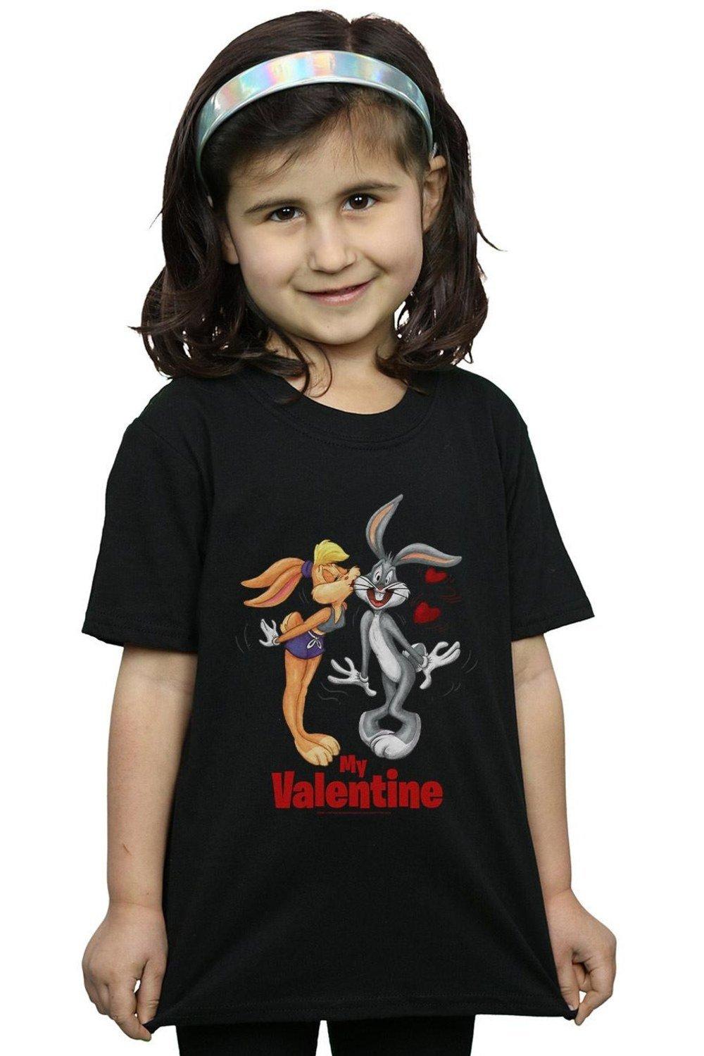 Bugs Bunny And Lola Valentine’s Day Cotton T-Shirt