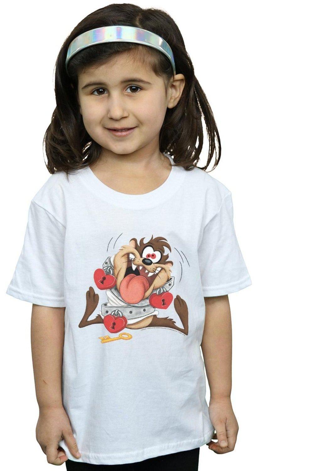 Taz Valentine’s Day Madly In Love Cotton T-Shirt