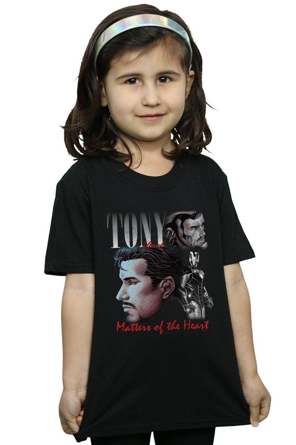 Tony Stark Homage Cotton T-Shirt