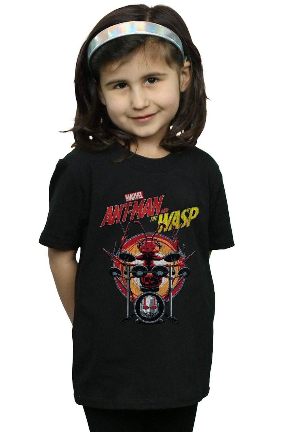 Ant-Man And The Wasp Drummer Ant Cotton T-Shirt