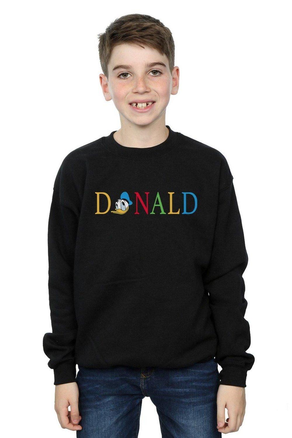 Donald Duck Letters Sweatshirt