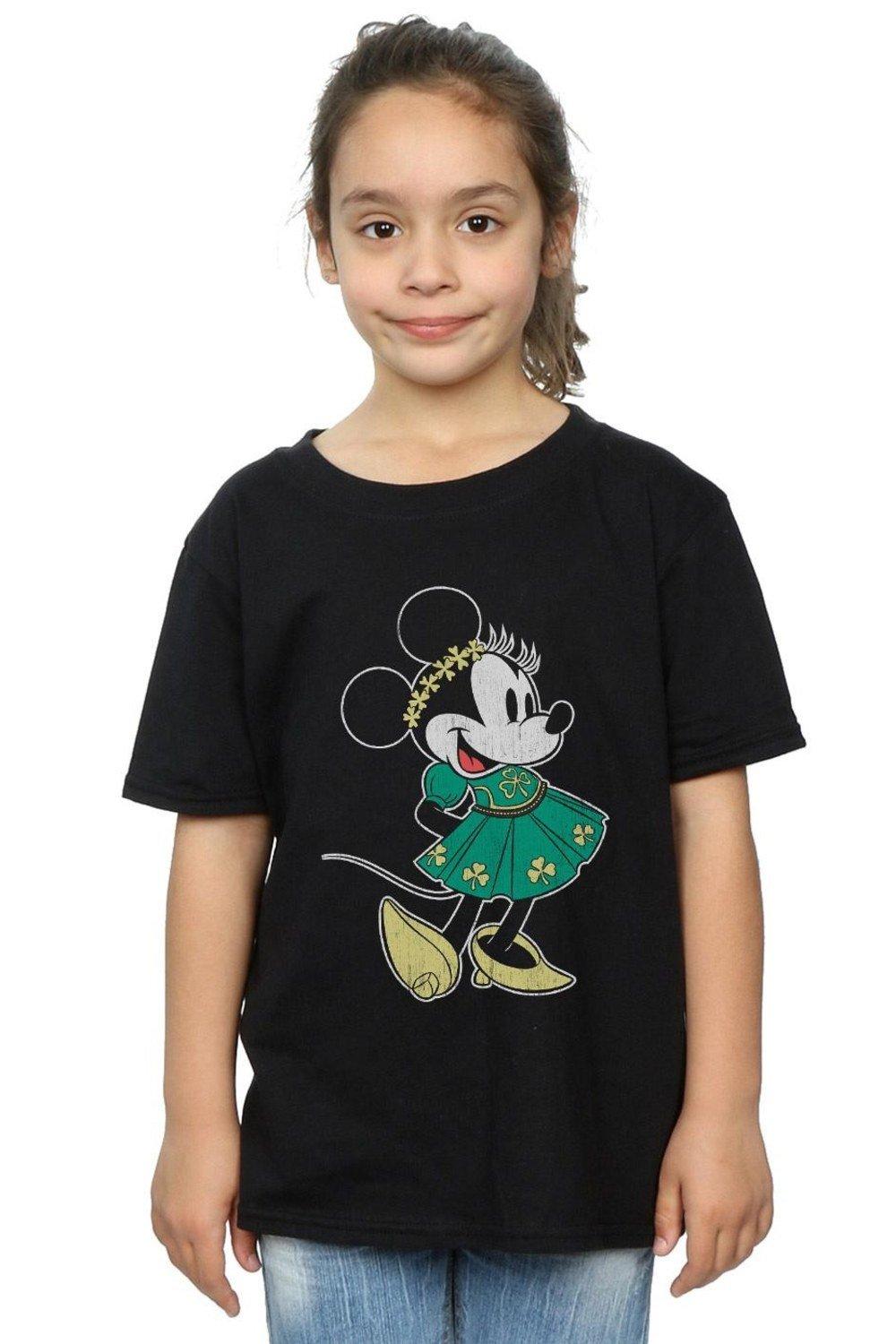 Minnie Mouse St Patrick’s Day Costume Cotton T-Shirt
