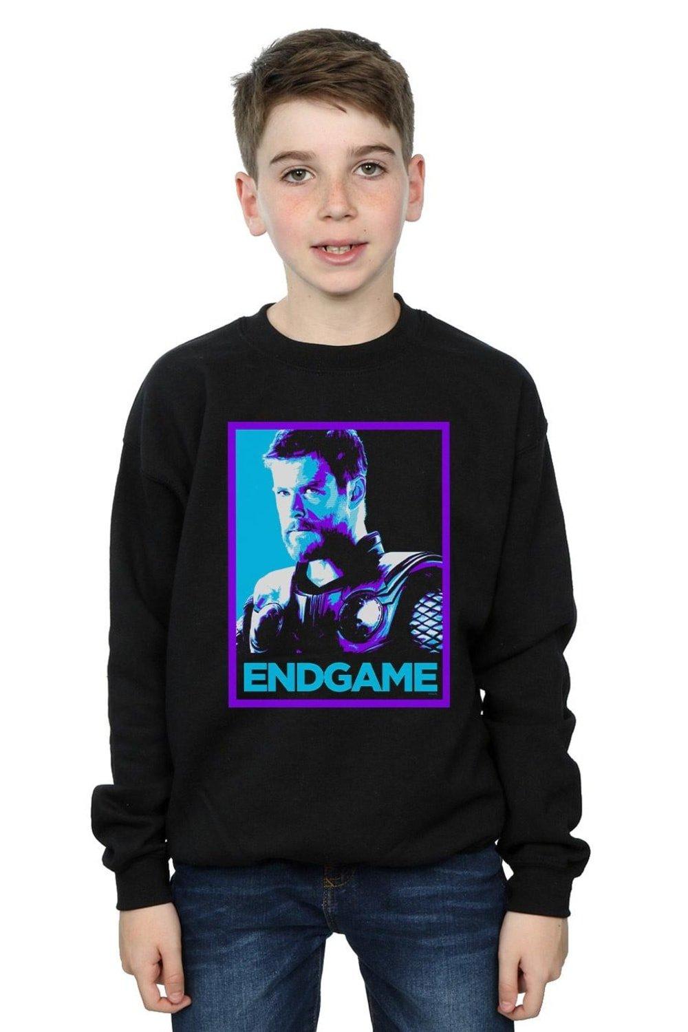 Avengers Endgame Thor Poster Sweatshirt