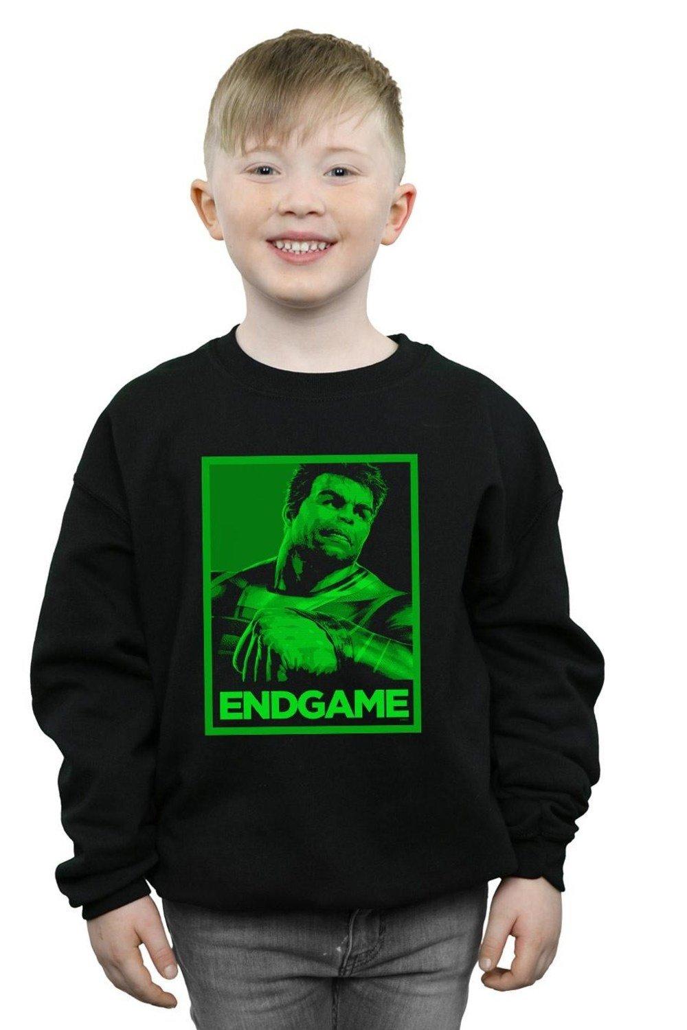 Avengers Endgame Hulk Poster Sweatshirt