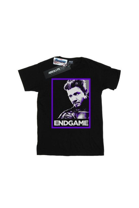 Marvel Avengers Endgame Hawkeye Poster Cotton T-Shirt 2