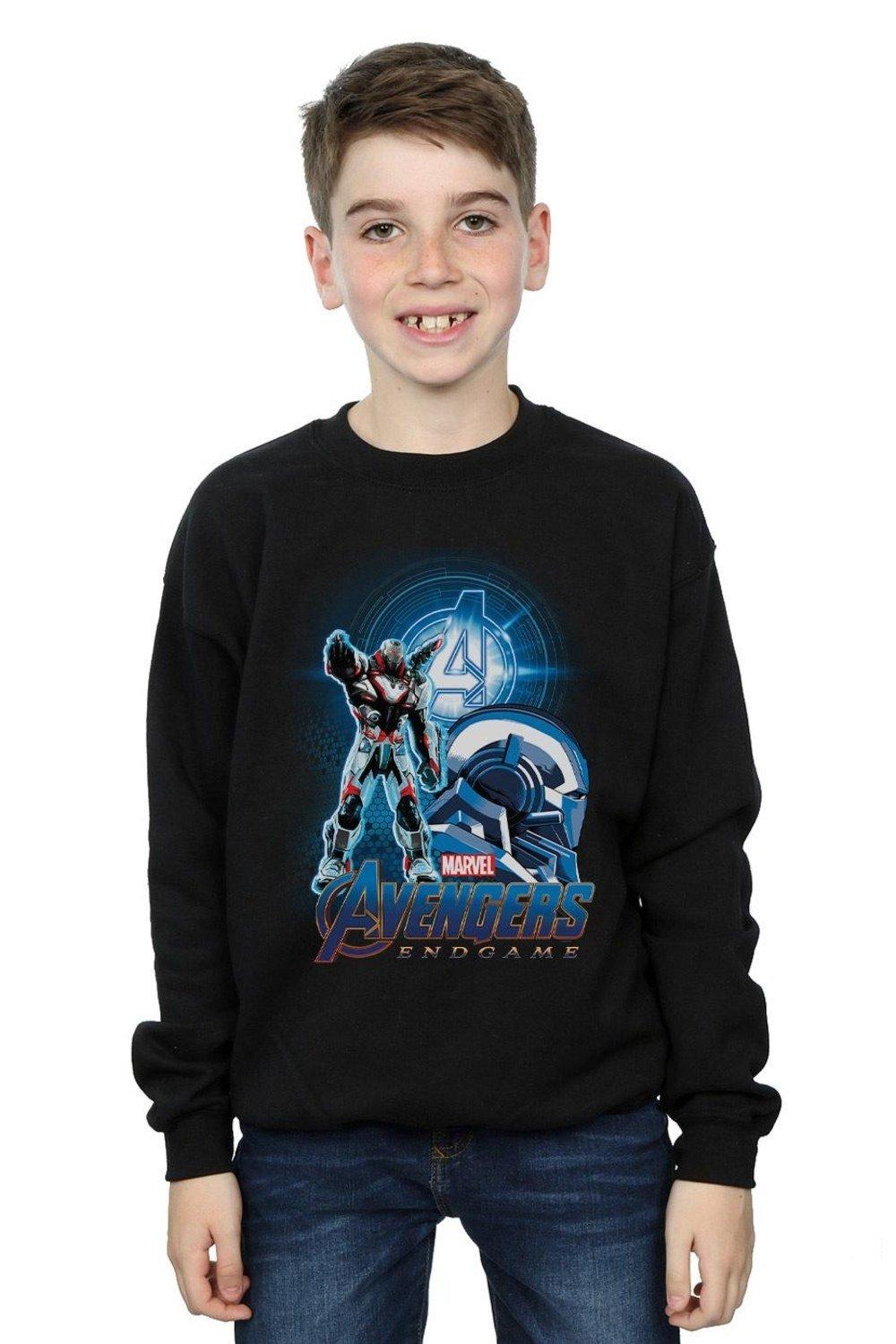 Avengers Endgame War Machine Team Suit Sweatshirt