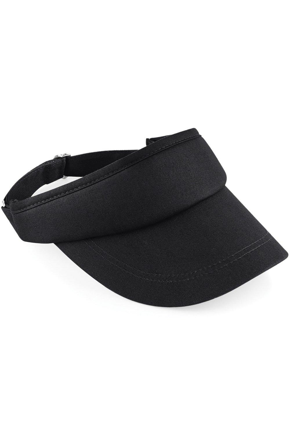 Beechfield Sports Visor / Headwear (Pack of 2)|black