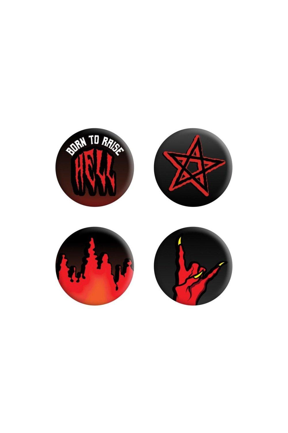 Born To Raise Hell Badge Pack