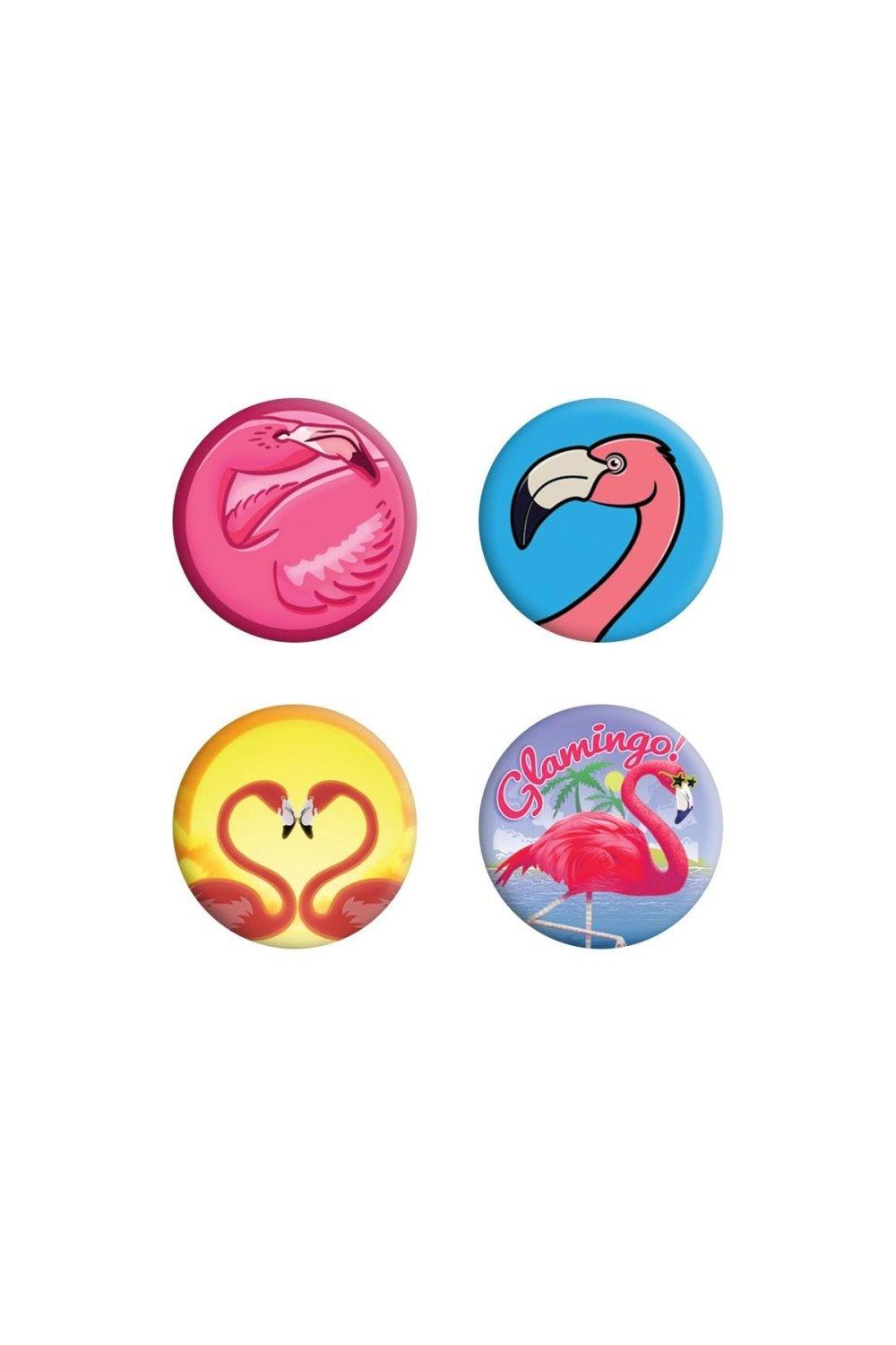 Flamingo Frenzy Badge Pack