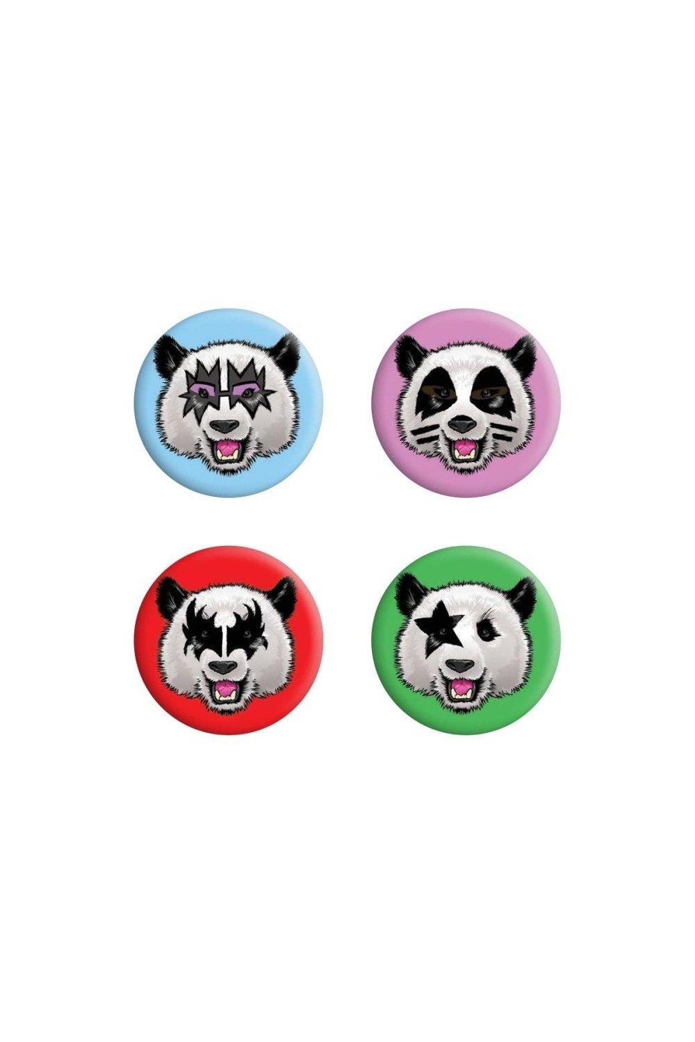 Kiss Pandas Badge Pack