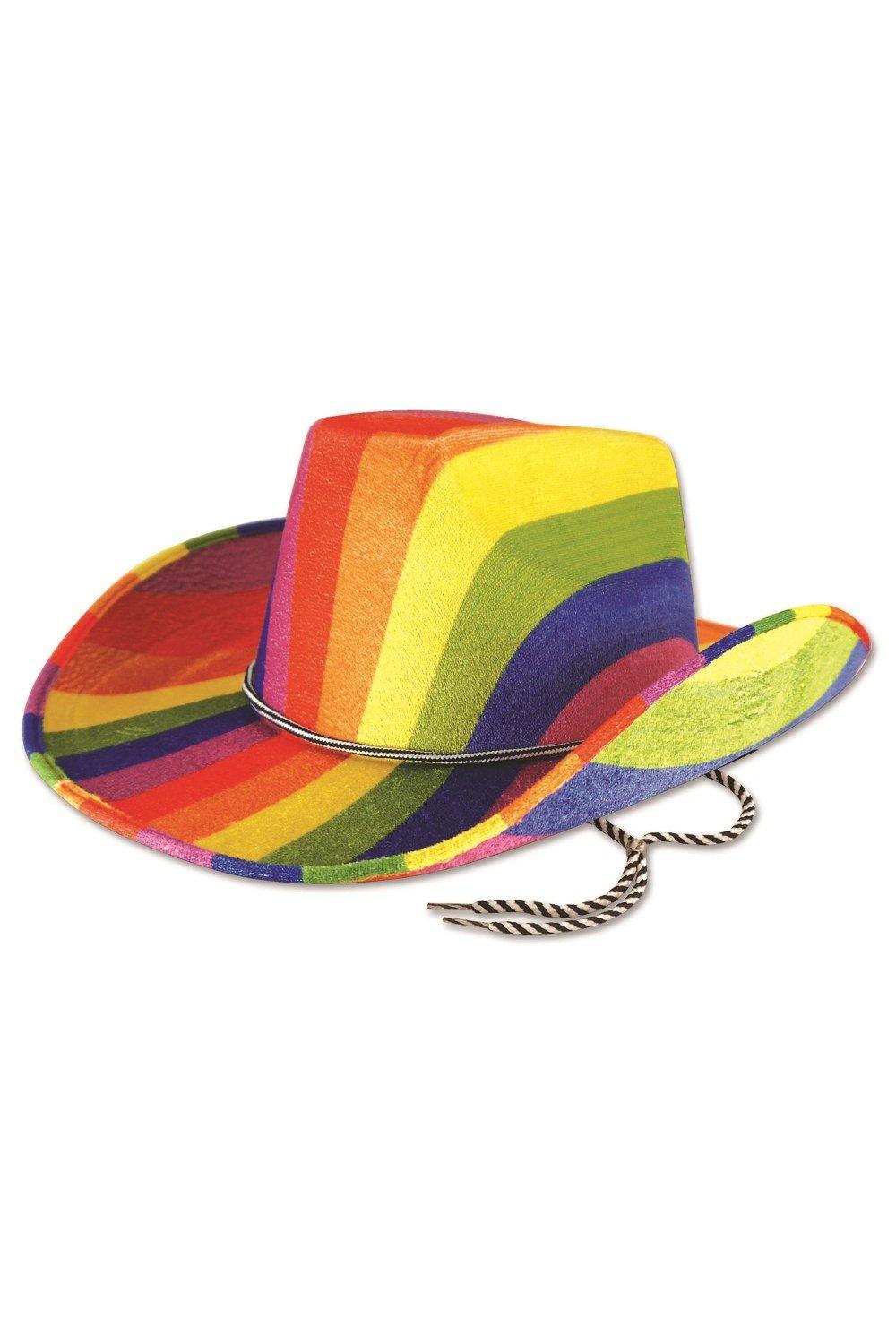 Bristol Novelty Rainbow Cowboy Hat