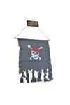 Bristol Novelty Skull And Crossbones Distressed Pirate Banner thumbnail 1