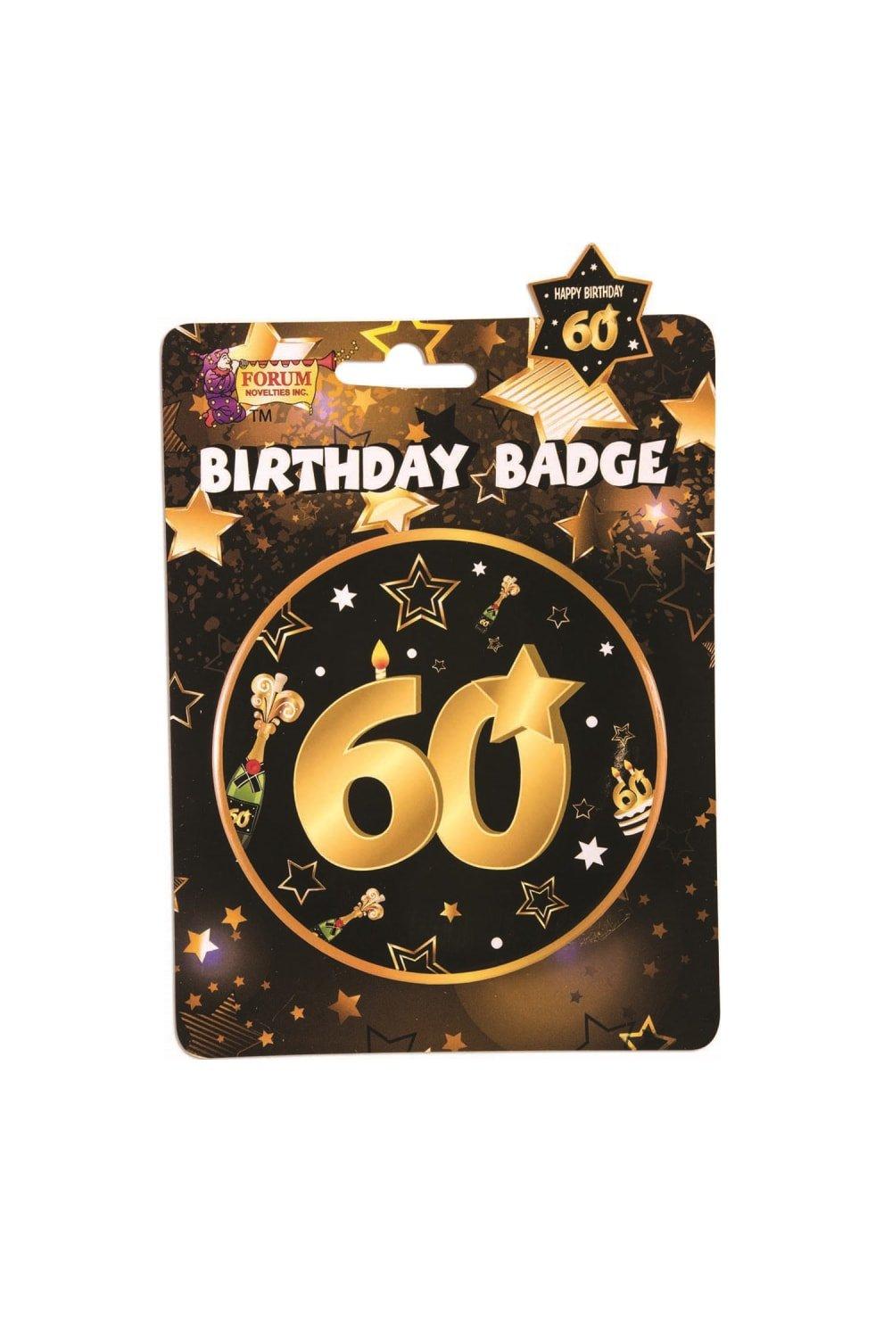 60th Birthday Badge