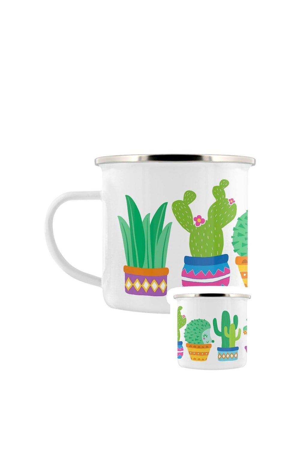 Photos - Mug / Cup Hedgehog Cacti Enamel Mug