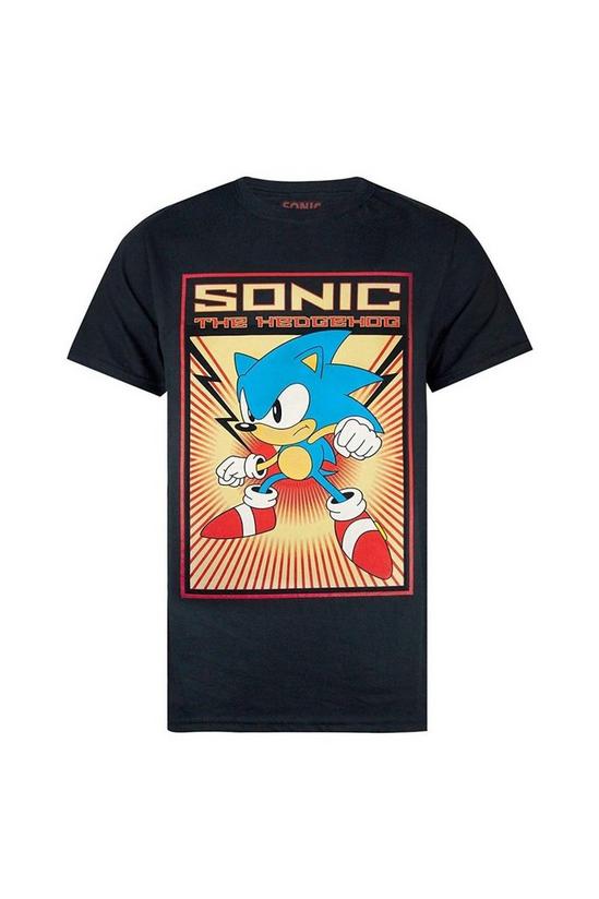 Sonic the Hedgehog Propaganda Poster T-Shirt 1
