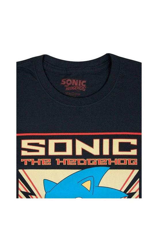 Sonic the Hedgehog Propaganda Poster T-Shirt 4