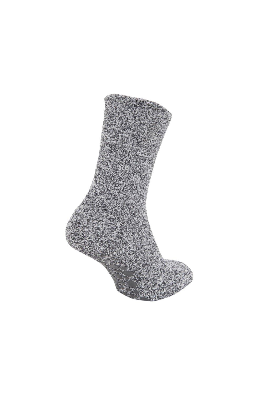 Warm Slipper Socks With Rubber Non Slip Grip