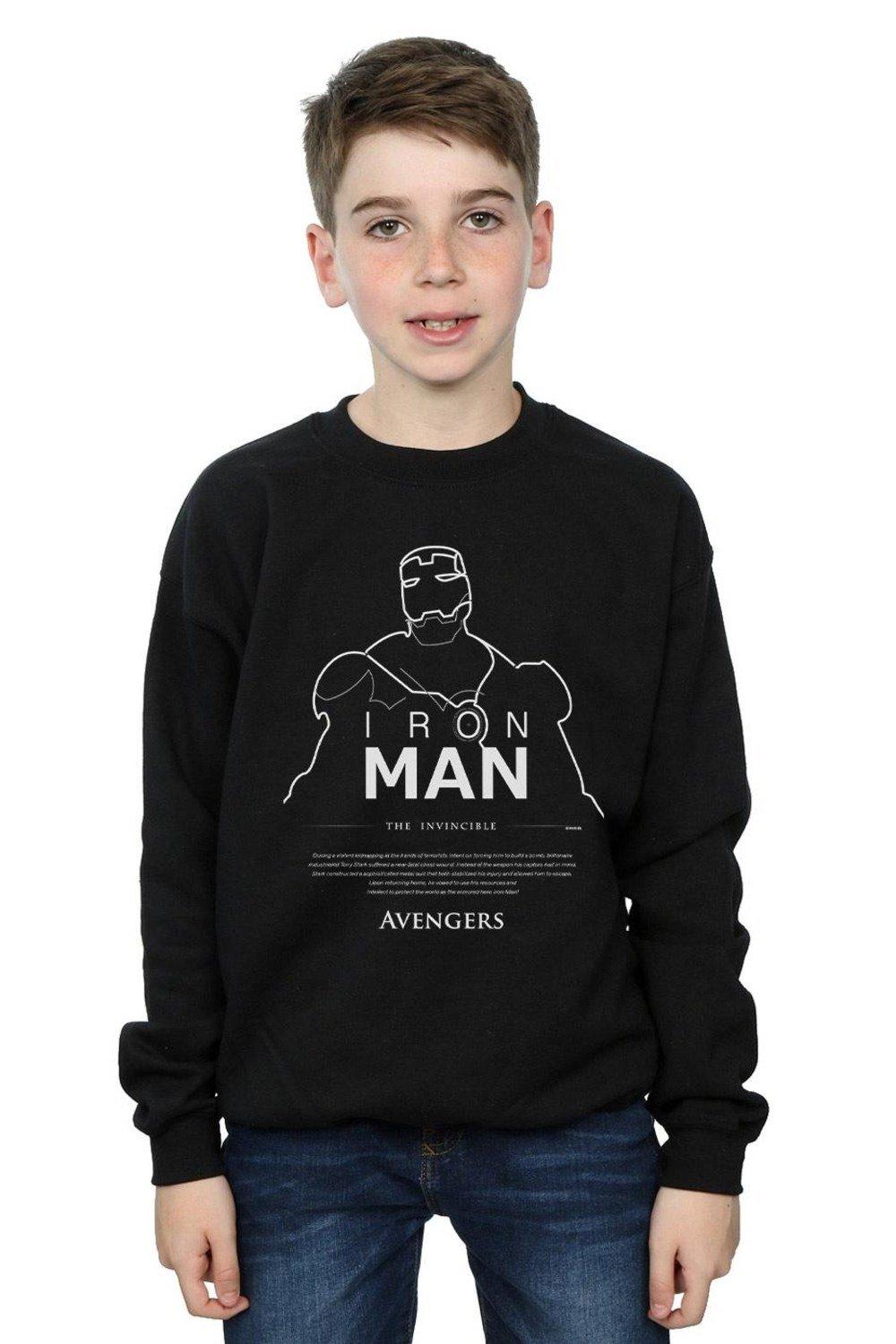 Iron Man Single Line Sweatshirt