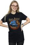 Harry Potter Flying Car Cotton Boyfriend T-Shirt thumbnail 1