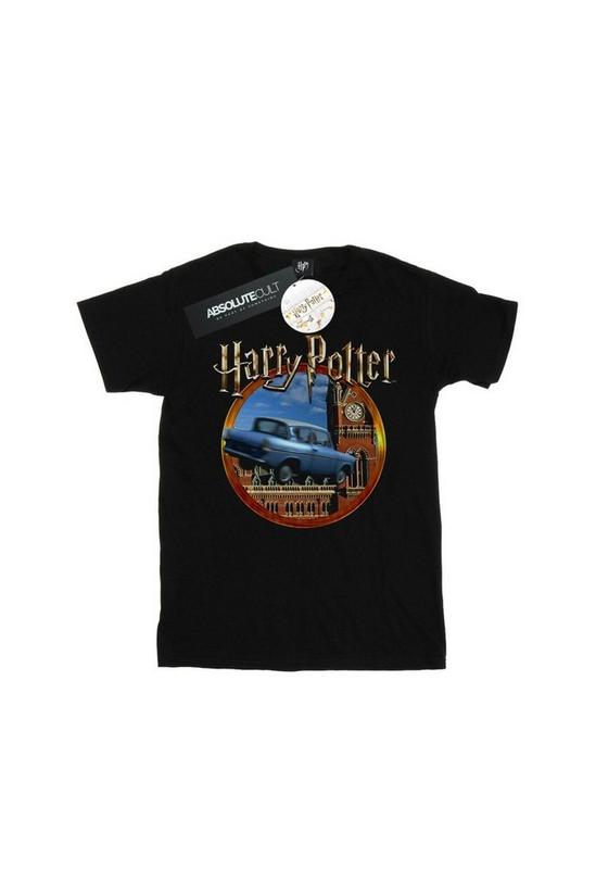Harry Potter Flying Car Cotton Boyfriend T-Shirt 2