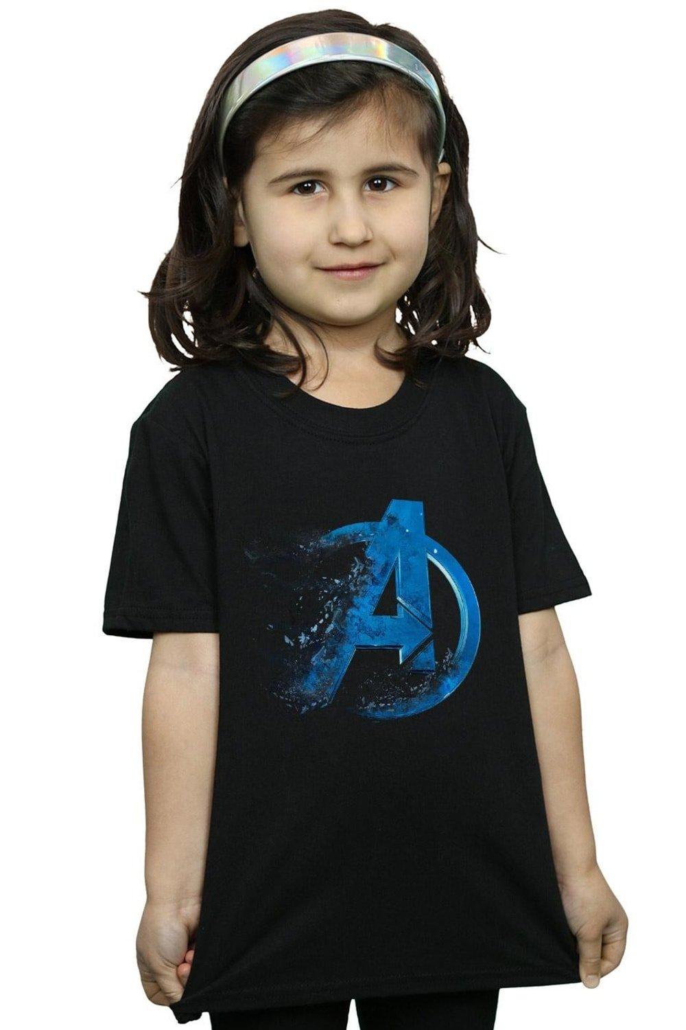 Avengers Endgame Dusted Logo Cotton T-Shirt