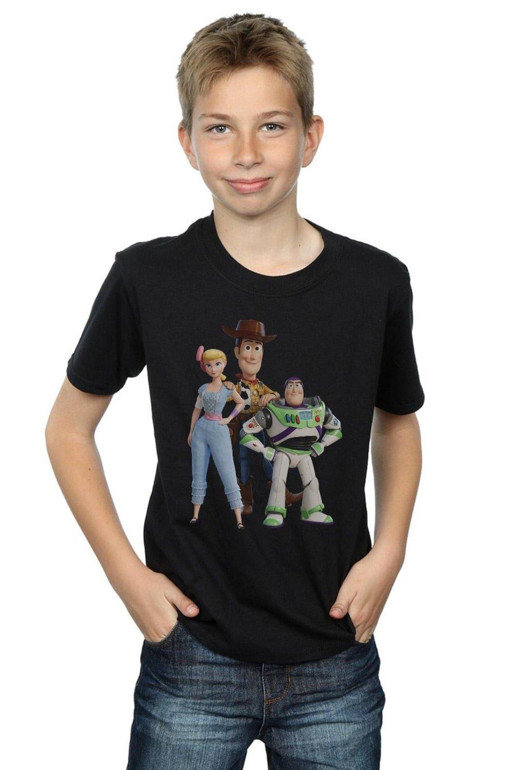 Toy Story 4 Woody Buzz and Bo Peep T-Shirt