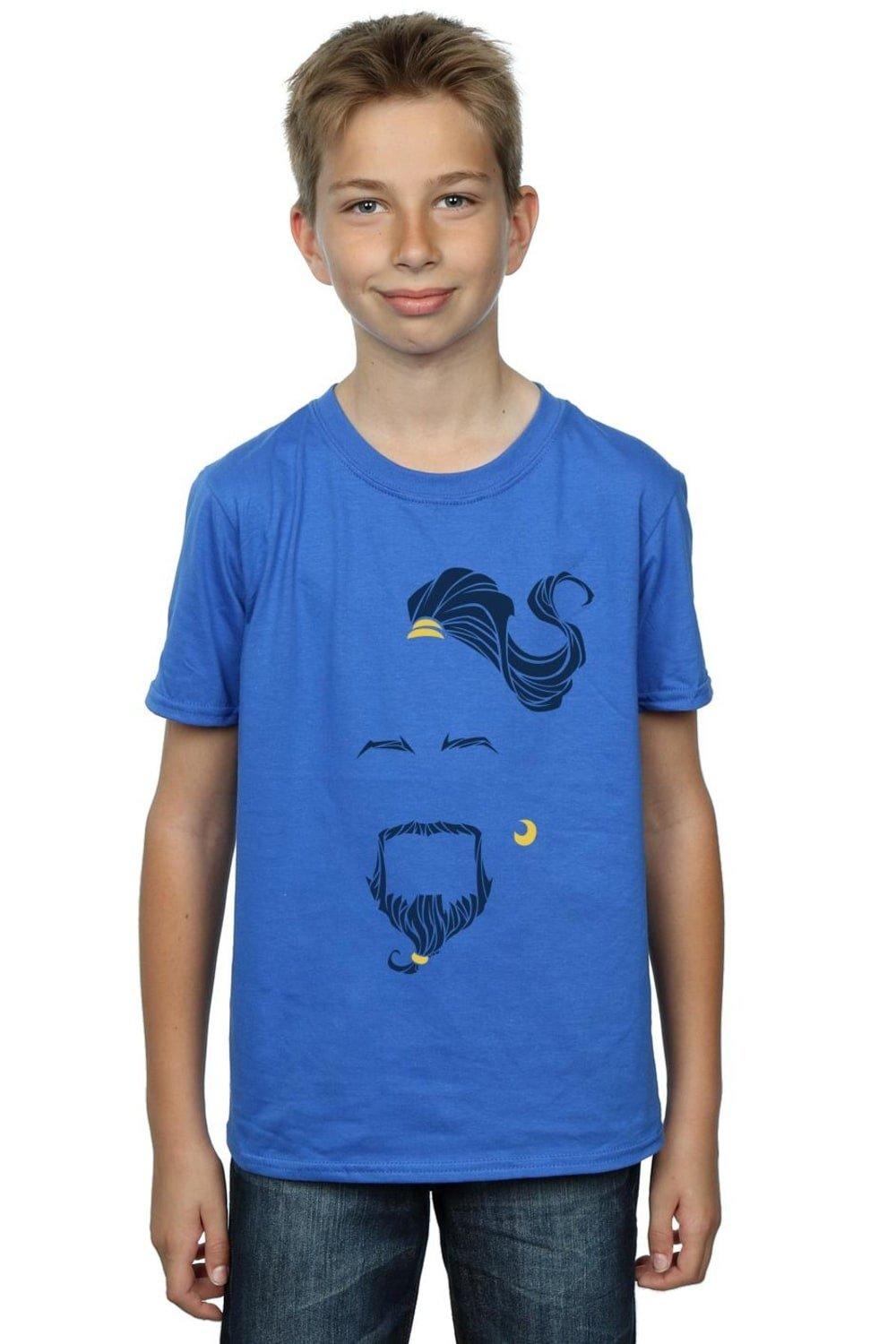 Aladdin Movie Genie Blue Face T-Shirt