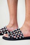 Where's That From 'Kellie' Wide Fit Slider Sandals With Caged Studded Detailing thumbnail 2