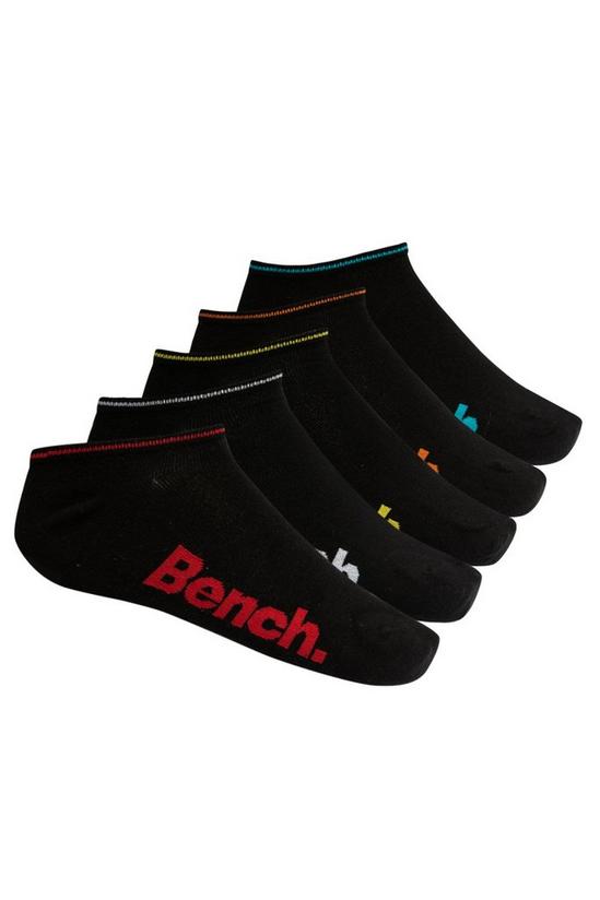 Bench 5 Pack 'Wave' Cotton Blend Trainer Liners 1