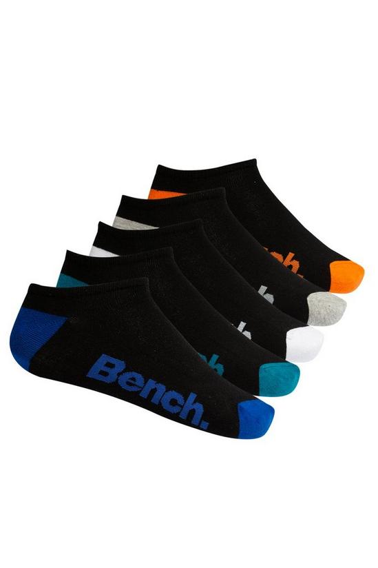 Bench 5 Pack 'Pacer' Cotton Blend Trainer Liners 1