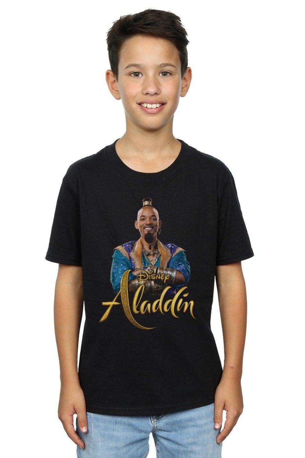Aladdin Movie Genie Photo T-Shirt