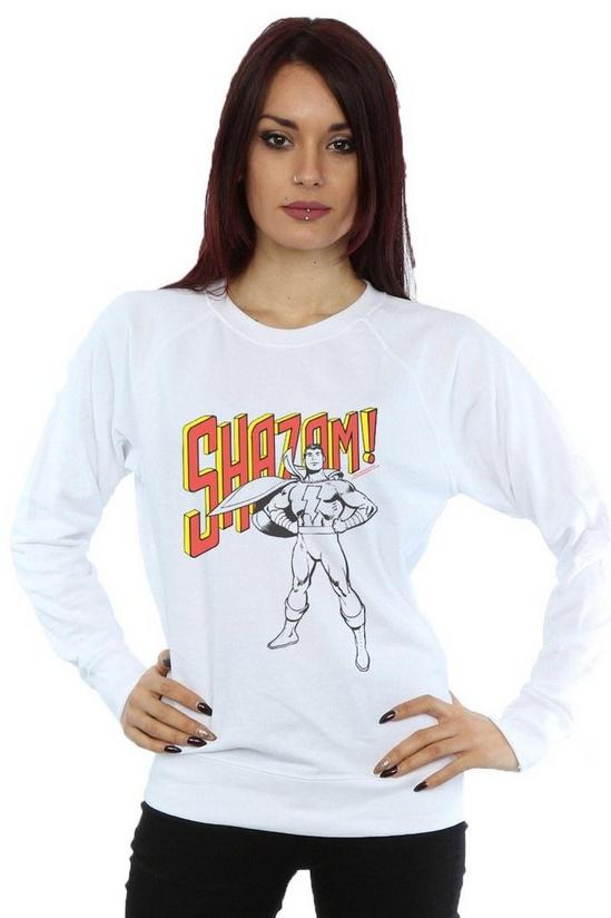 DC Comics Shazam Mono Action Pose Sweatshirt 1
