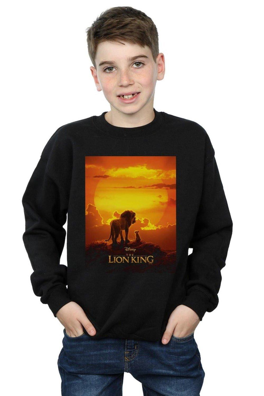 The Lion King Movie Sunset Poster Sweatshirt