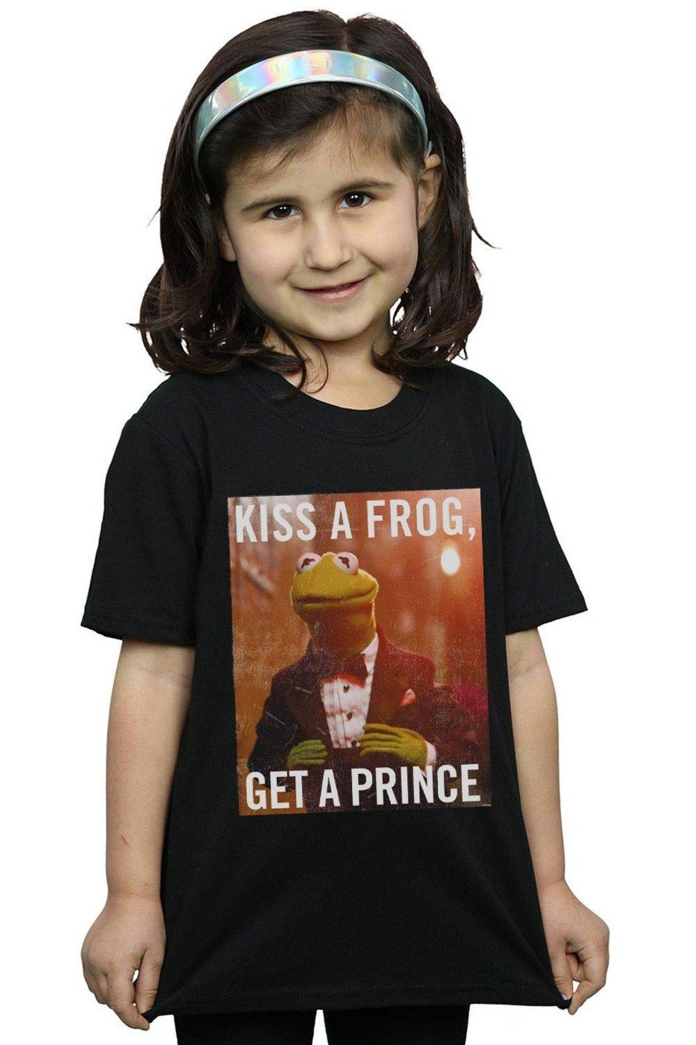 The Muppets Kiss A Frog Get A Prince Cotton T-Shirt