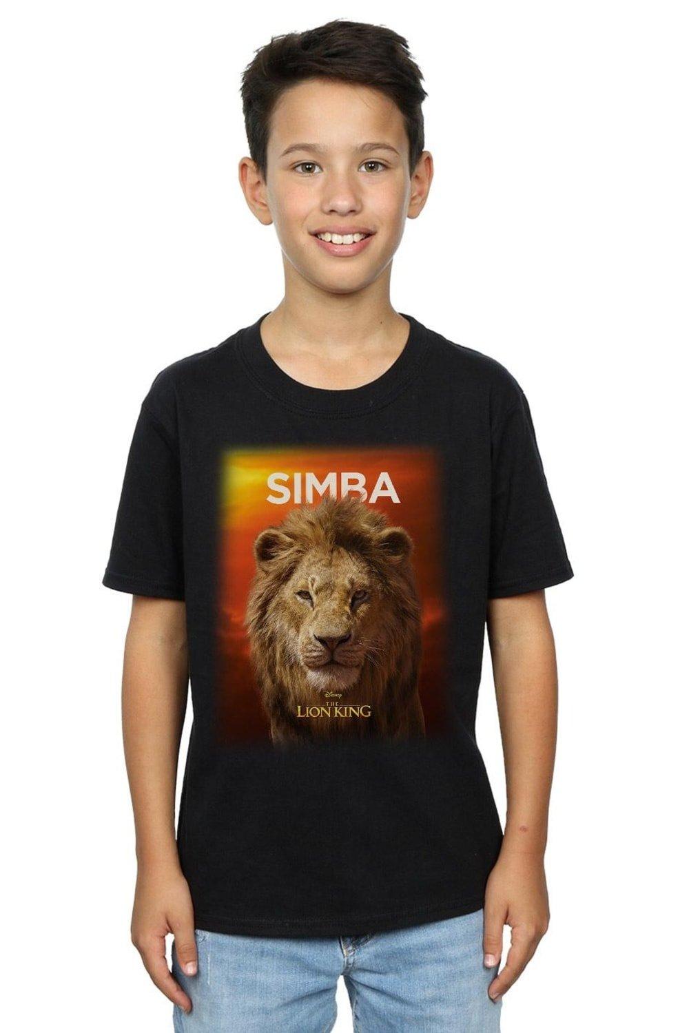 The Lion King Movie Adult Simba Poster T-Shirt