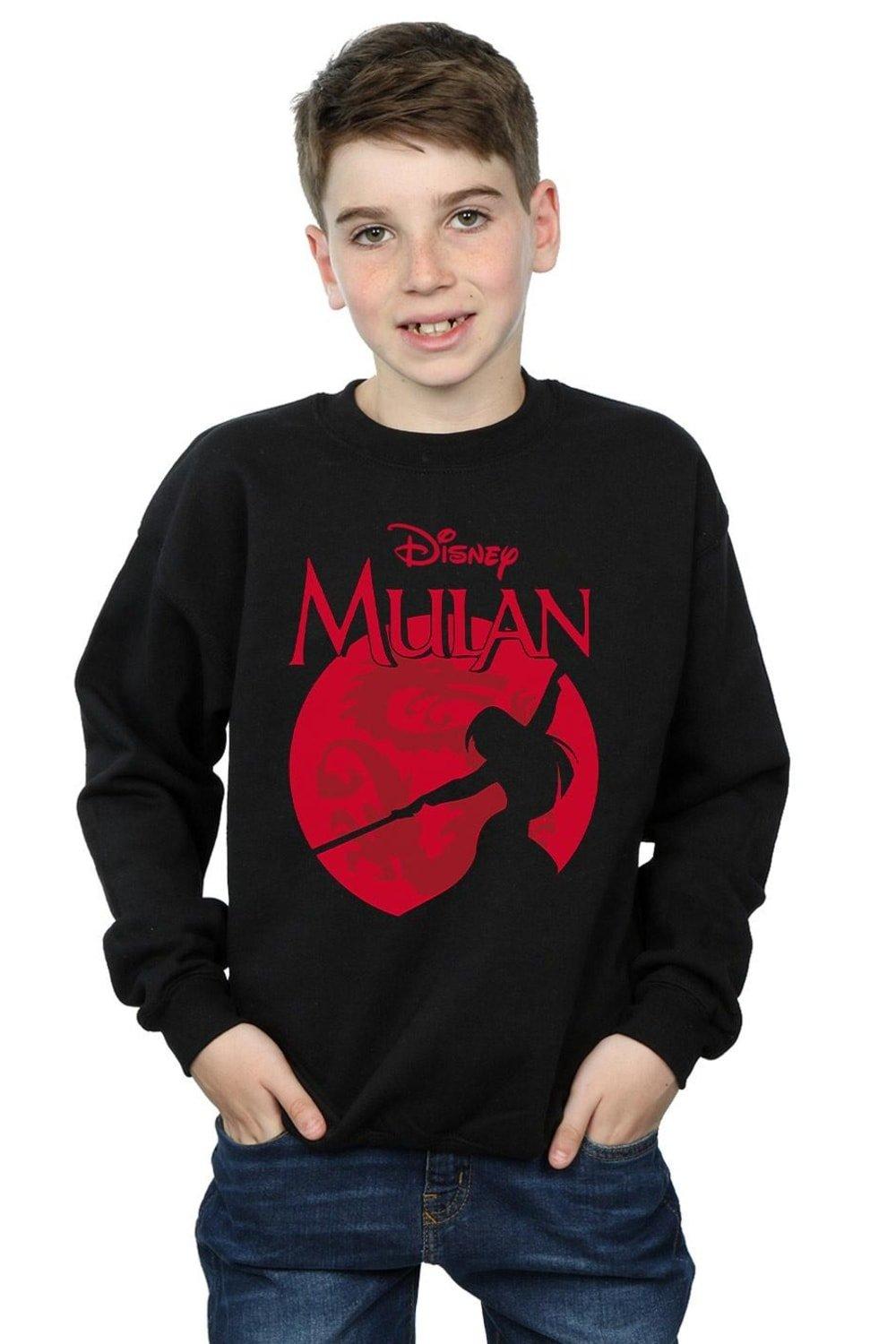 Mulan Dragon Silhouette Sweatshirt