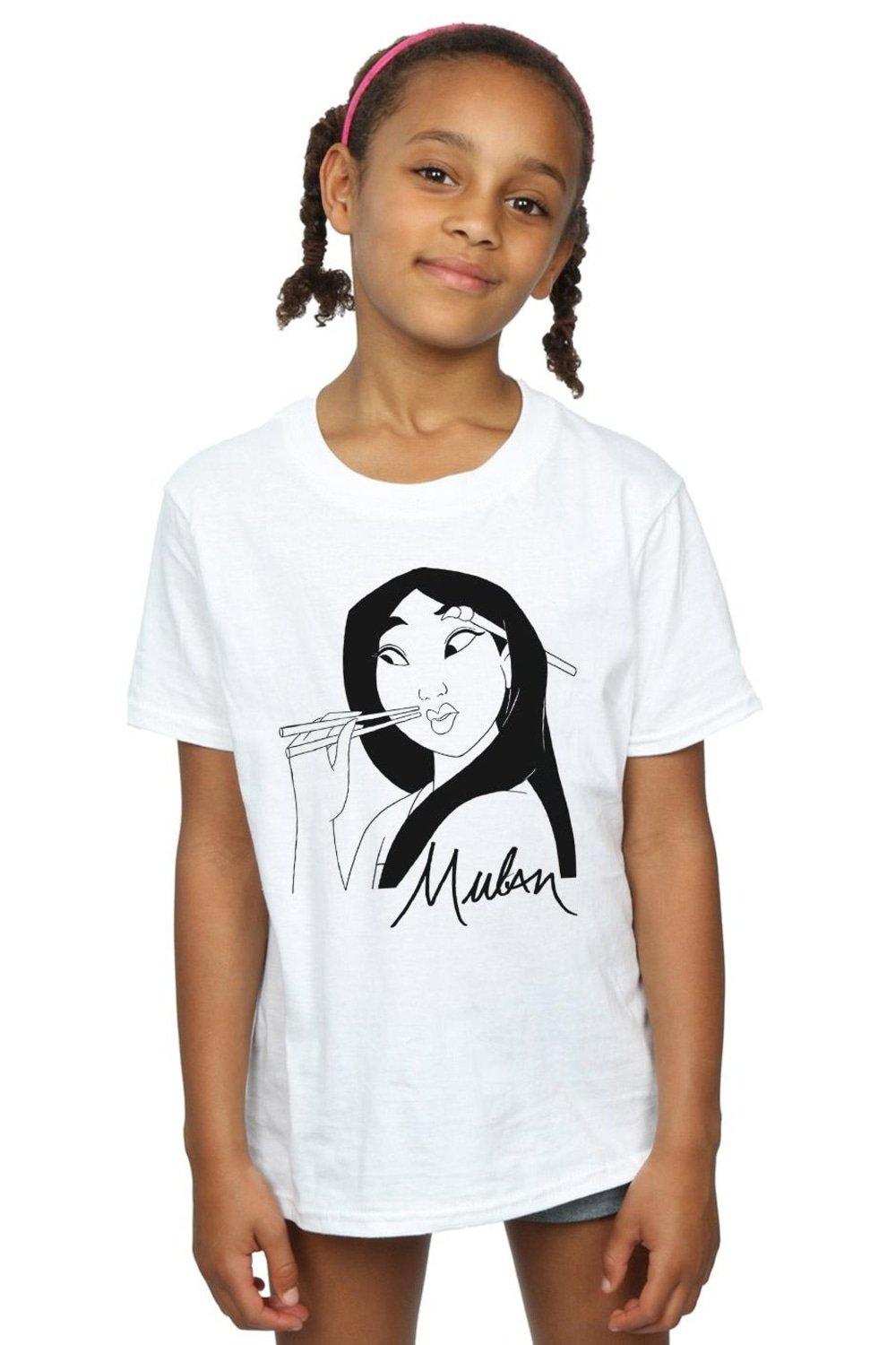 Mulan Chopsticks Cotton T-Shirt