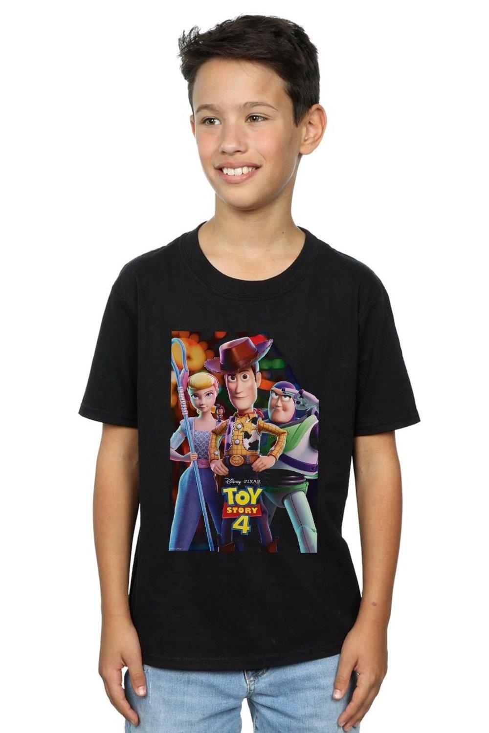 Toy Story 4 Buzz Woody And Bo Peep Poster T-Shirt