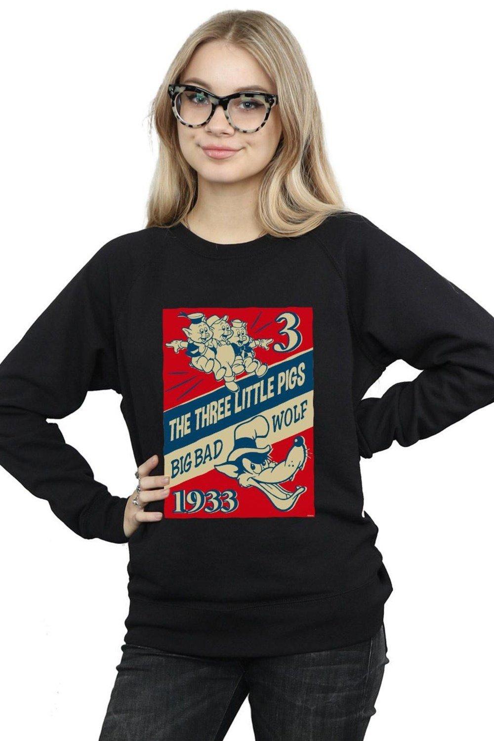 Three Little Pigs And The Big Bad Wolf Sweatshirt