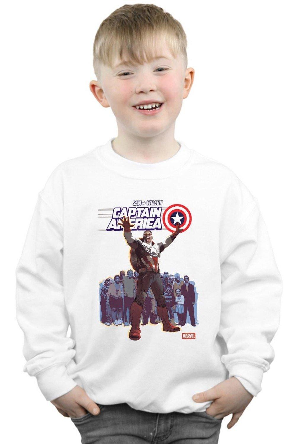 Captain America Sam Wilson Cover Sweatshirt