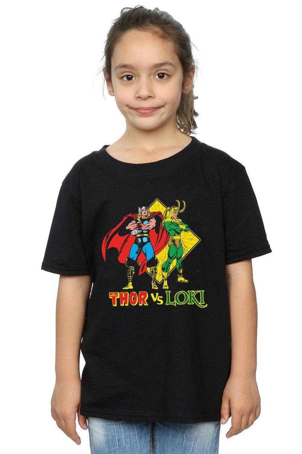Thor Vs Loki Cotton T-Shirt