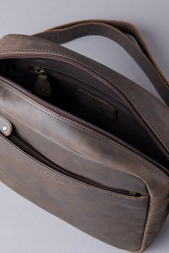 Lakeland Leather 'Hunter' Leather Cross Body Messenger Bag 6