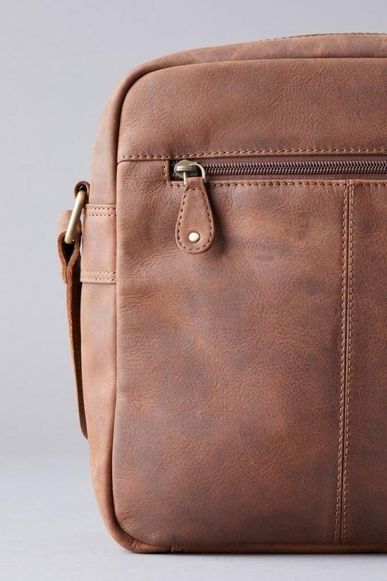 Lakeland Leather 'Hunter' Leather Cross Body Messenger Bag 4