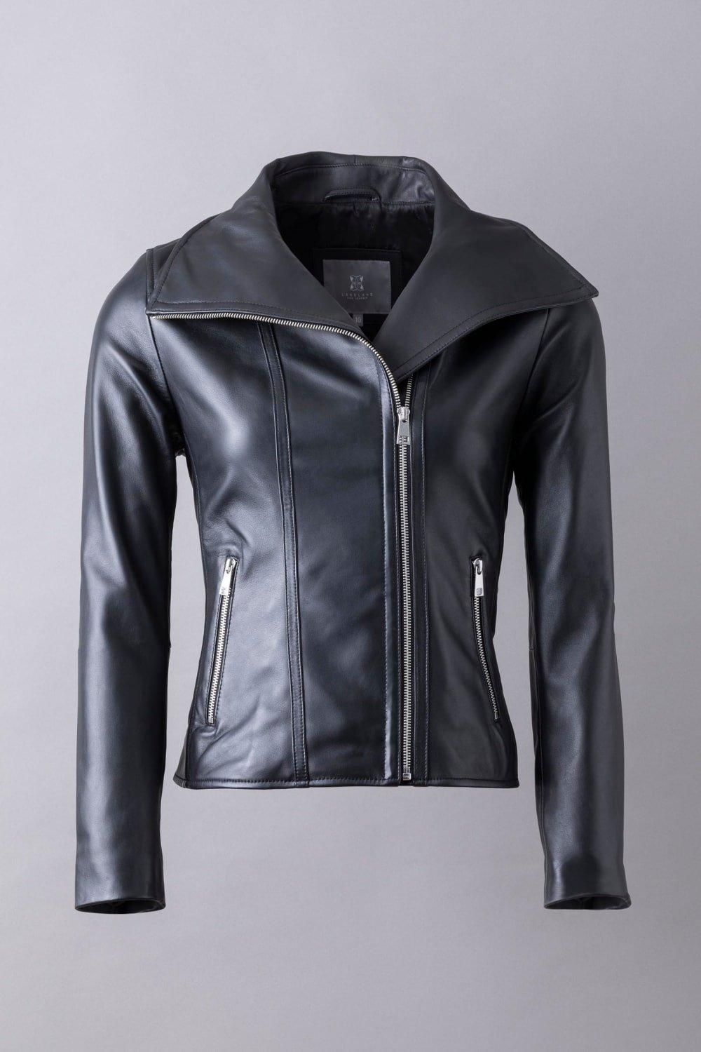 Lakeland Leather Women's 'Moresby' Leather Jacket|Size: 14|black
