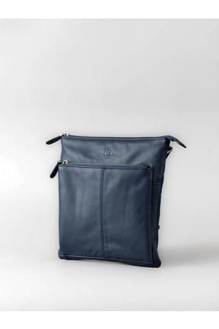 London Velvery Unisex Cross Body Leather Messenger Bag