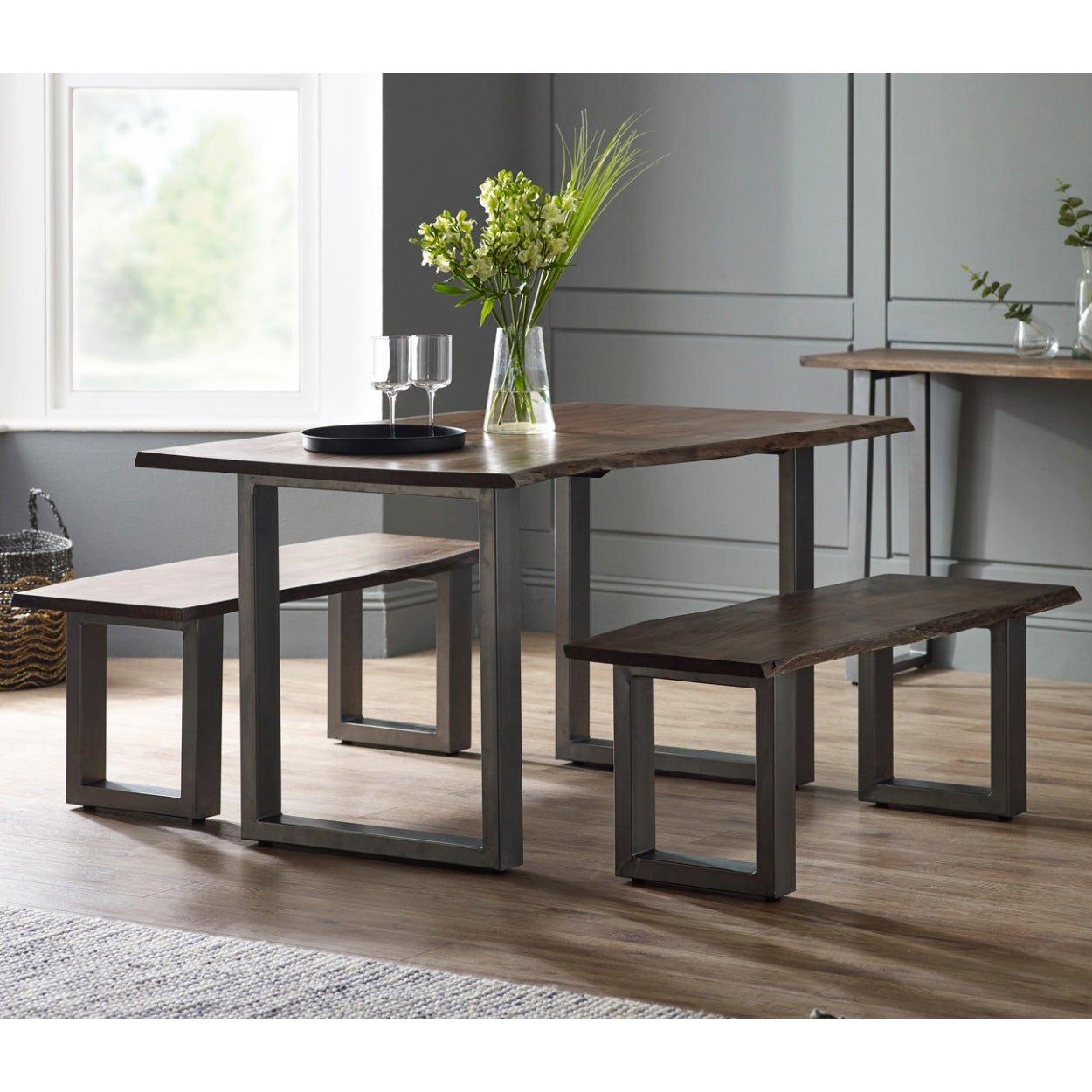 Yuri Medium Sized Dining Table 1.5M Wood & Metal